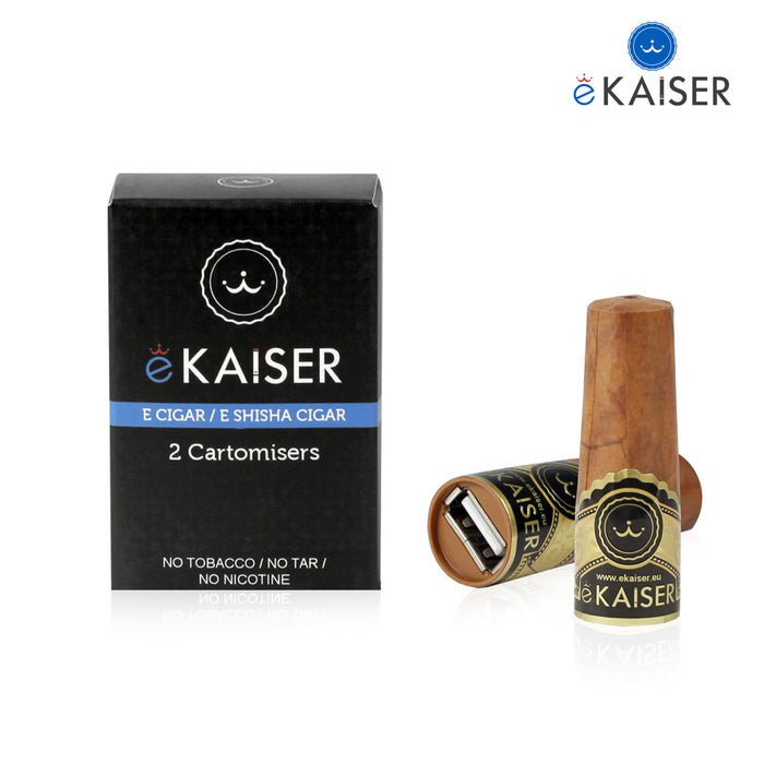 eKaiser E Zigarre 2er Pack Cartomizer | Klassischer Zigaretten Flavour | Cigee