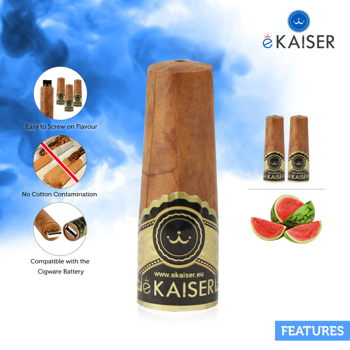 eKaiser | Elektronische Zigarre 2er Pack Cartomizer | Wassermelone flavour| Cigee