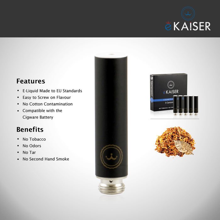 Ekaiser 5 pack Cartomizer Klassischer Tabak