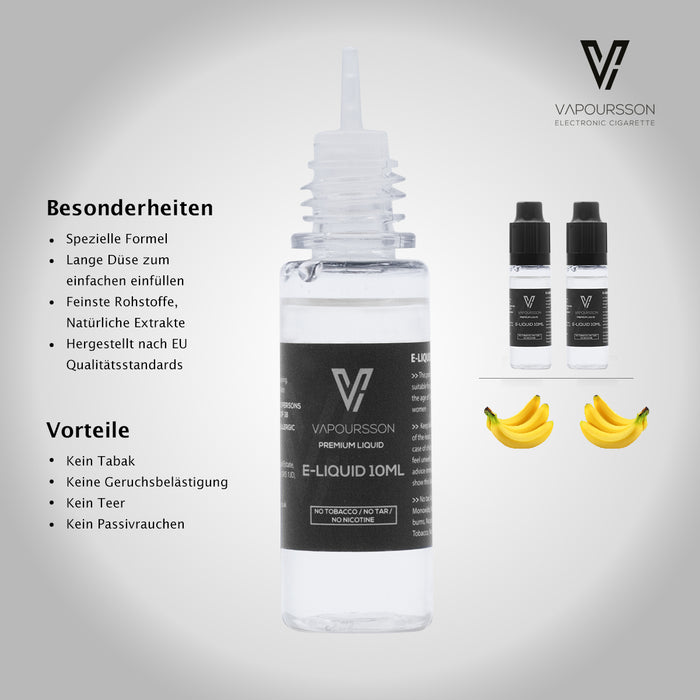 VAPOURSSON 2 Pack E Liquid | Banane