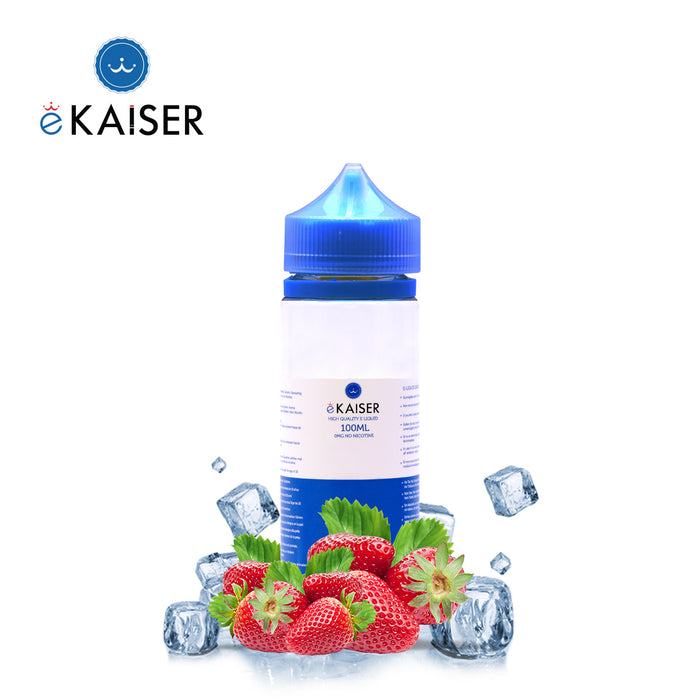 eKaiser Eis Erdbeere 100ml E Liquid 0mg | Shortfill Flasche