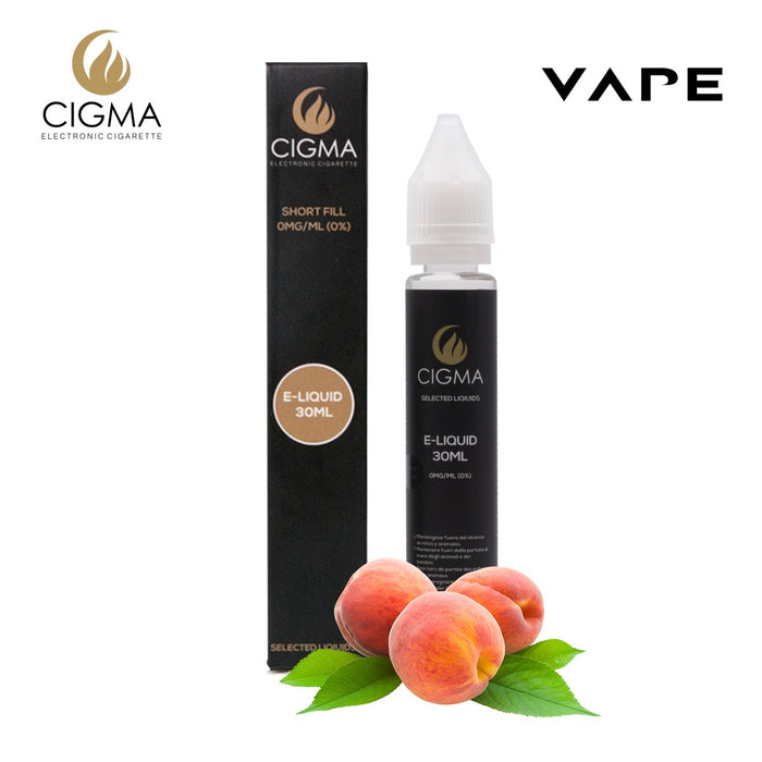 Cigma | Pfirsich 30ml E Liquid 0mg | Cigee