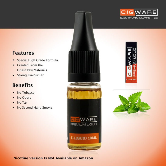 Cigware E liquid 10ml Flasche | Menthol Flavour