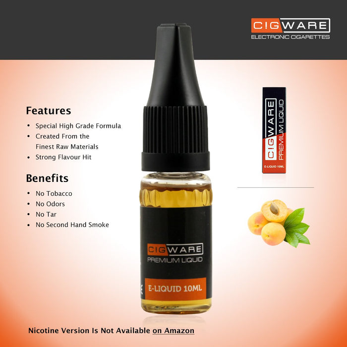 Cigware E liquid 10ml Flasche | Pfirsich Flavour