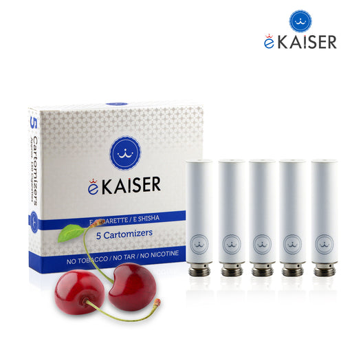 Kirsche Flavour eKiaser 5er Pack Weiße Cartomizer