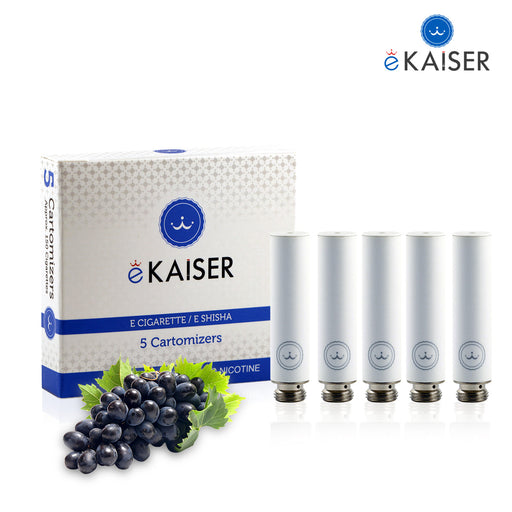 Traube Flavour eKaiser 5er Pack Weiße Cartomizer