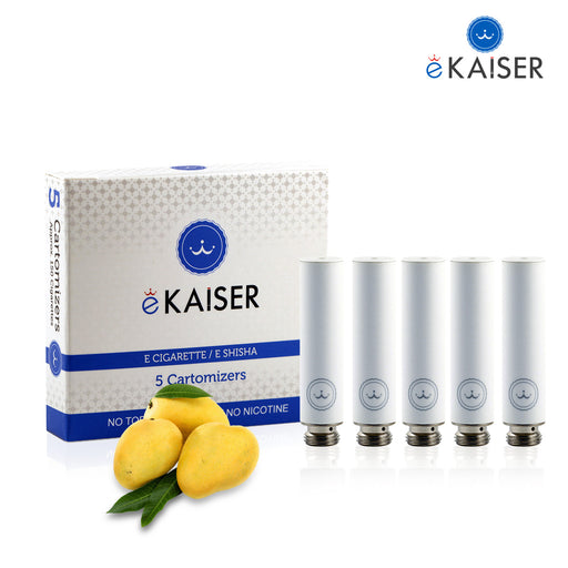 Mango Flavour eKaiser 5er Pack Weiße Cartomizer