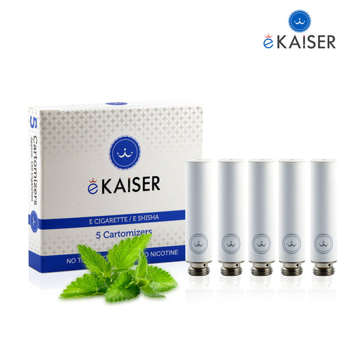 Minze Flavour eKaiser 5er Pack Weiße Cartomizer