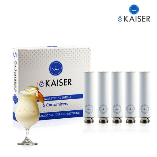 Pinacolada Flavour eKaiser 5er Pack Weiße Cartomizer