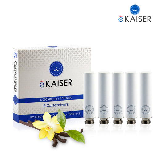 Vanille Flavour eKaiser 5er Pack Weiße Cartomizer