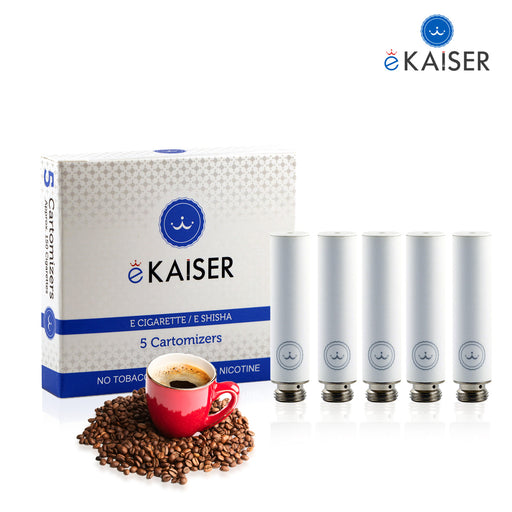 Kaffee Flavour eKiaser 5er Pack Weiße Cartomizer