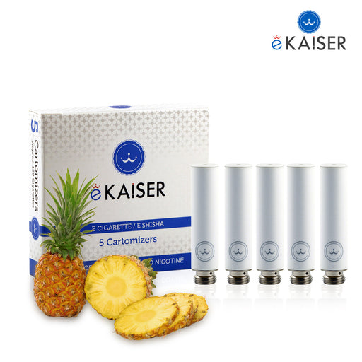 Ananas Flavour eKaiser 5er Pack Weiße Cartomizer