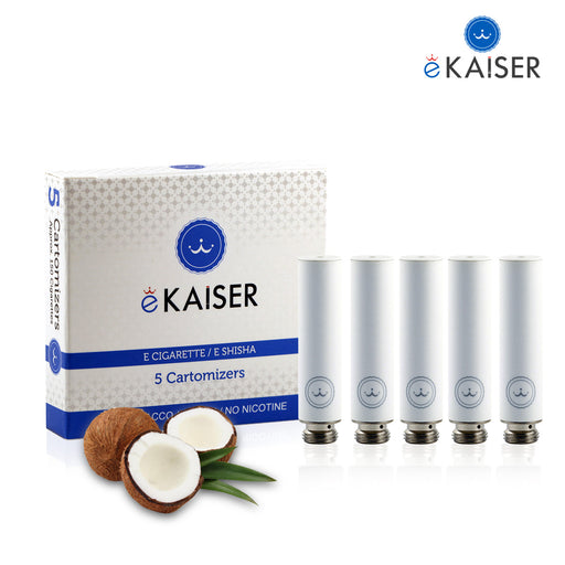 Kokosnuss Flavour eKaiser 5er Pack Weiße Cartomizer