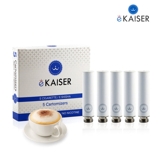 Cappuccio Flavour eKaiser 5er Pack Weiße Cartomizer