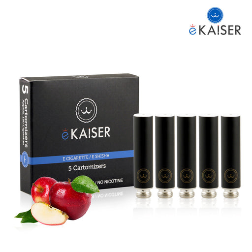 eKaiser Apfel Flavour 5er Pack Schwarze Cartomizer | Cigee