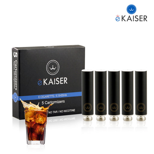 Cola Flavour eKaiser 5er Pack Schwarze Cartomizer E Liquid