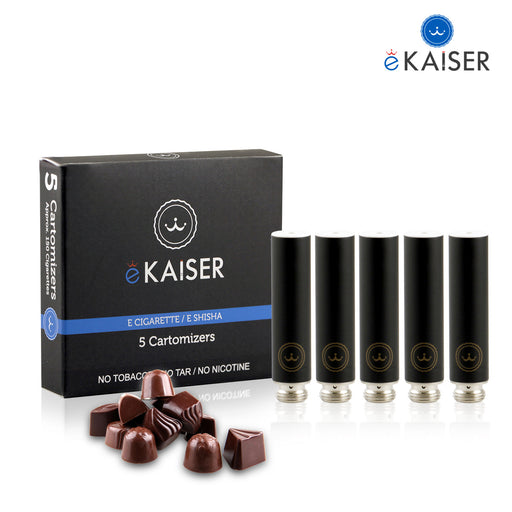 Schokolade Flavour eKaiser 5er Pack Schwarze Cartomizer