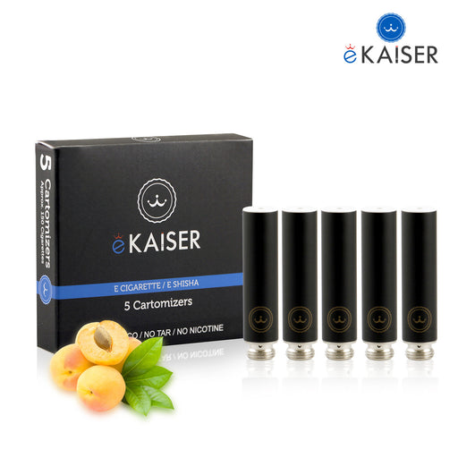 eKaiser Pfirsich Flavour 5er Pack Schwarze Cartomizer|Cigee