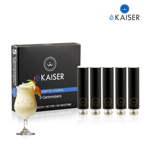 eKaiser Pinacolada Flavour 5er Pack Schwarze Cartomizer | Cigee