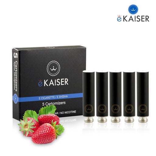 Erdbeere Flavour eKaiser 5er Pack Schwarze Cartomizer