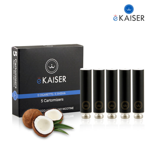 Coconut Flavour eKiaser 5er Pack Schwarze Cartomizer