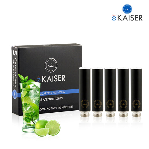 Mojito Flavour eKaiser 5er Pack Schwarze Cartomizer