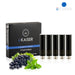 Traube Minze Flavour eKaiser 5er Pack Schwarze Cartomizer