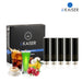 Variety Mix (Apfel, Kirsche, Traube, Mango, Wassermelone) eKiaser 5er Pack Schwarze Cartomizer