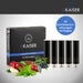 Minze Mix (Minze, Blaubeere Minze, Apfel Minze, Erdbeere Minze, Traube Minze) eKaiser 5 Pack Schwarze Cartomizer