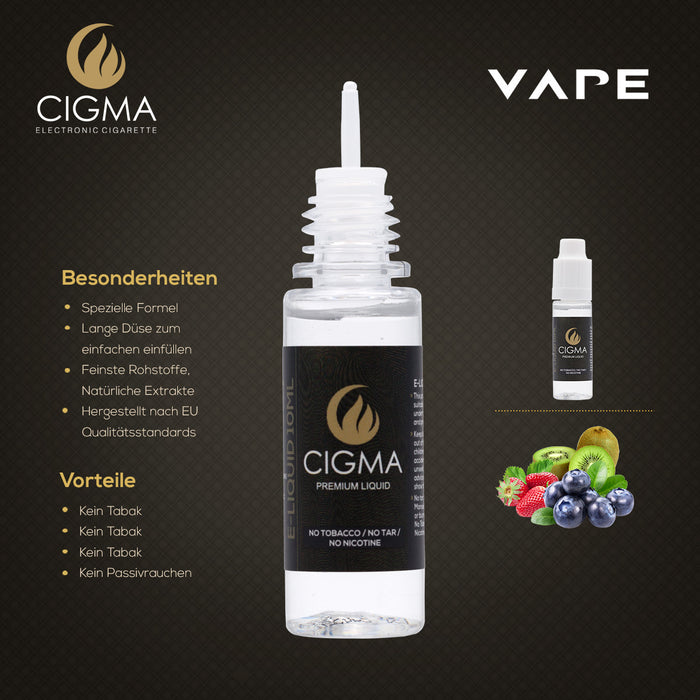 Cigma 10ML | Beeren Mix | 0mg