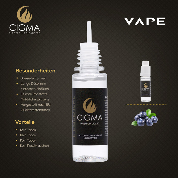 Cigma 10ML | Blaubeere | 0mg