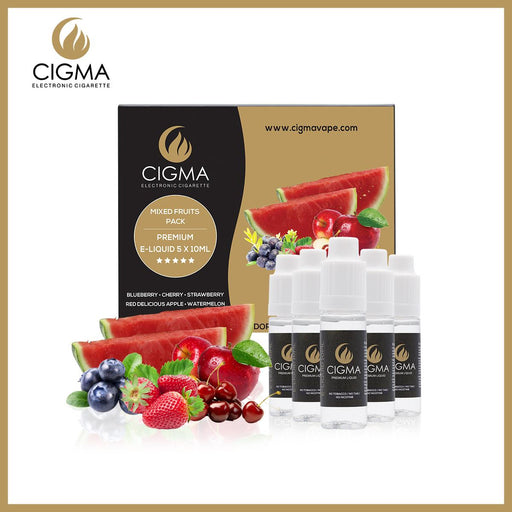 Cigma Gemischte Früchte 5 x 10ml E Liquid  | Cigee