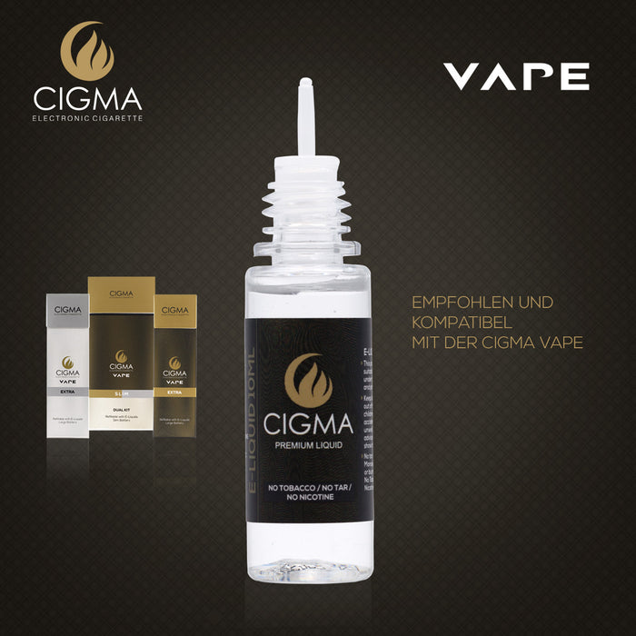 Cigma Tabak Geschmack 5 x 10ml  E Liquid |Cigee