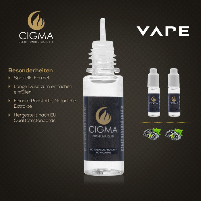 CIGMA| Brombeere 2er Pack E Liquid |  Cigee