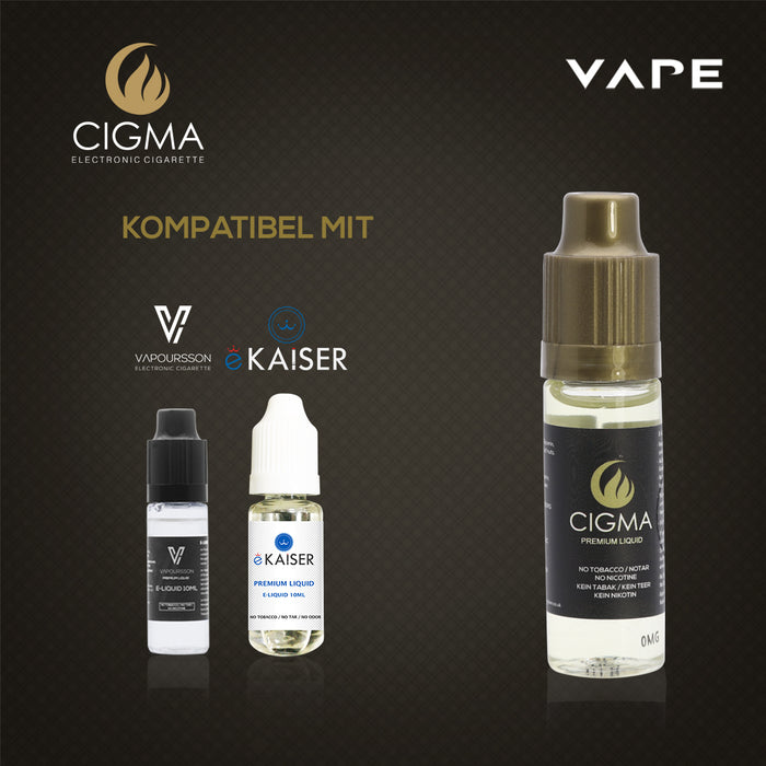 CIGMA | Gold Tabak 2er Pack E Liquid  | Cigee