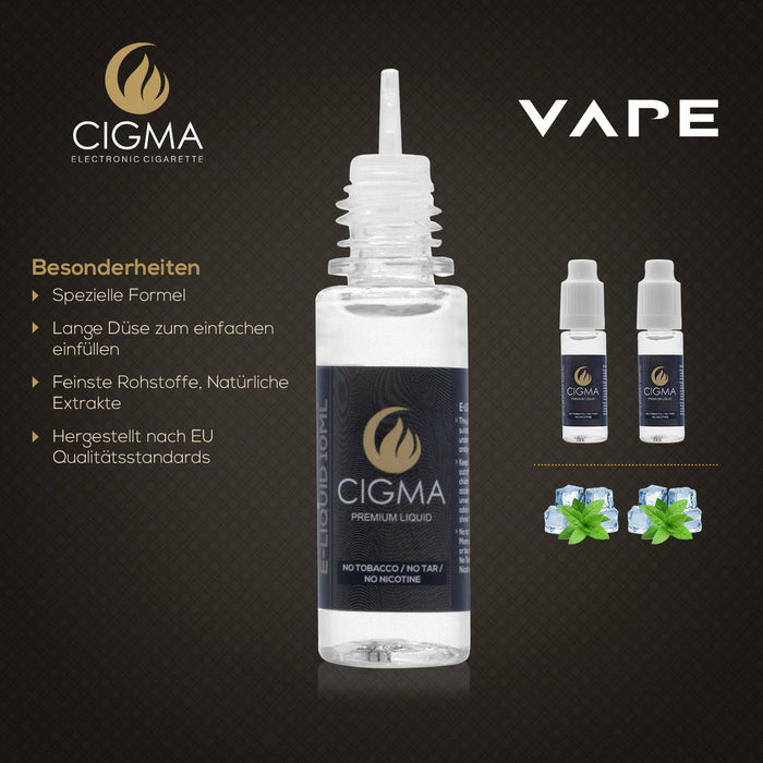 CIGMA | Eis Minze 2er Pack E Liquid | Cigee