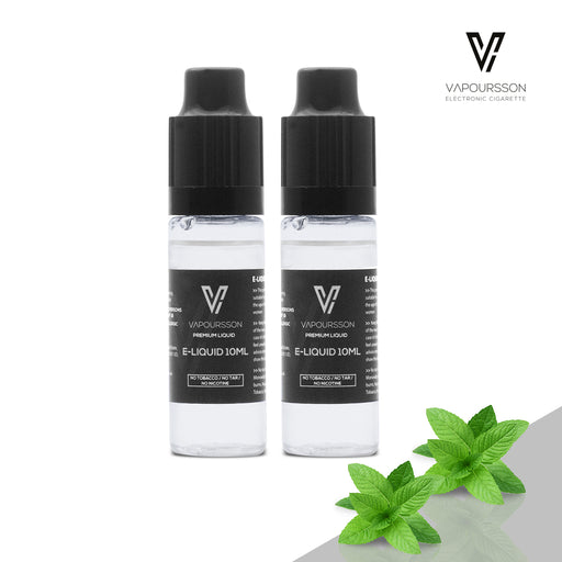 VAPOURSSON 2 Pack E Liquid | Starke Minze