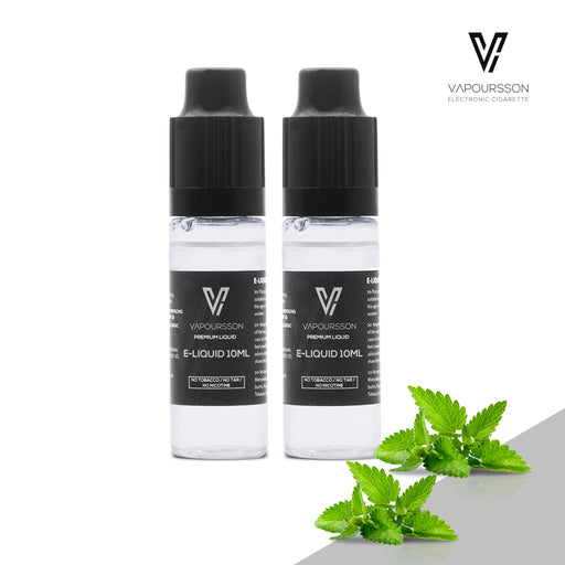 VAPOURSSON 2 Pack E Liquid | Grüne Minze