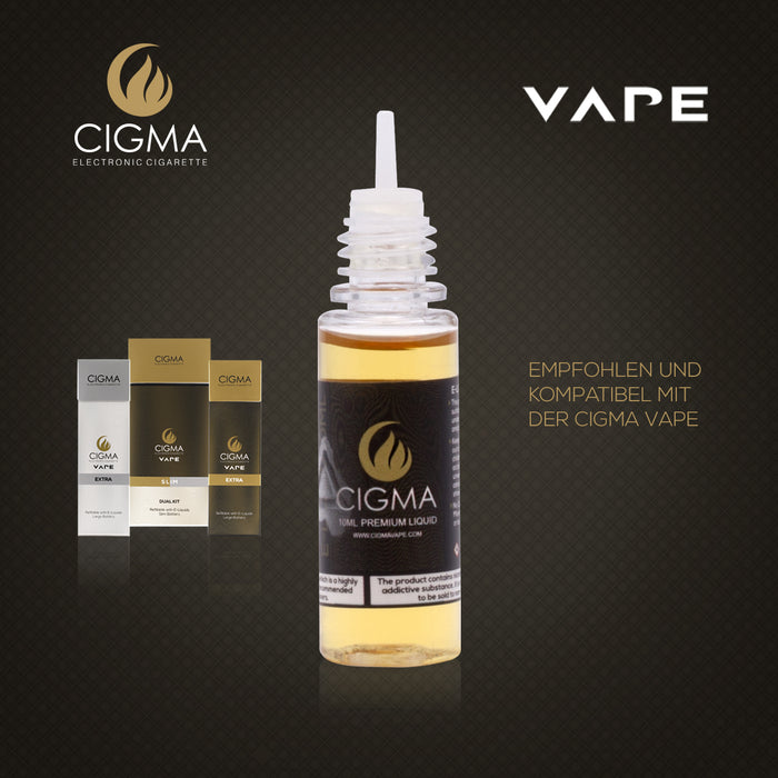 CIGMA | Apfel 10ml E Liquid  6mg/ml(70VG) | Cigee