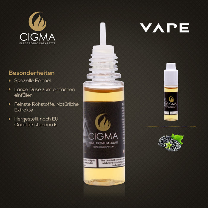 CIGMA| Brombeere 10ml E Liquid 3mg/ml(70VG) | Cigee