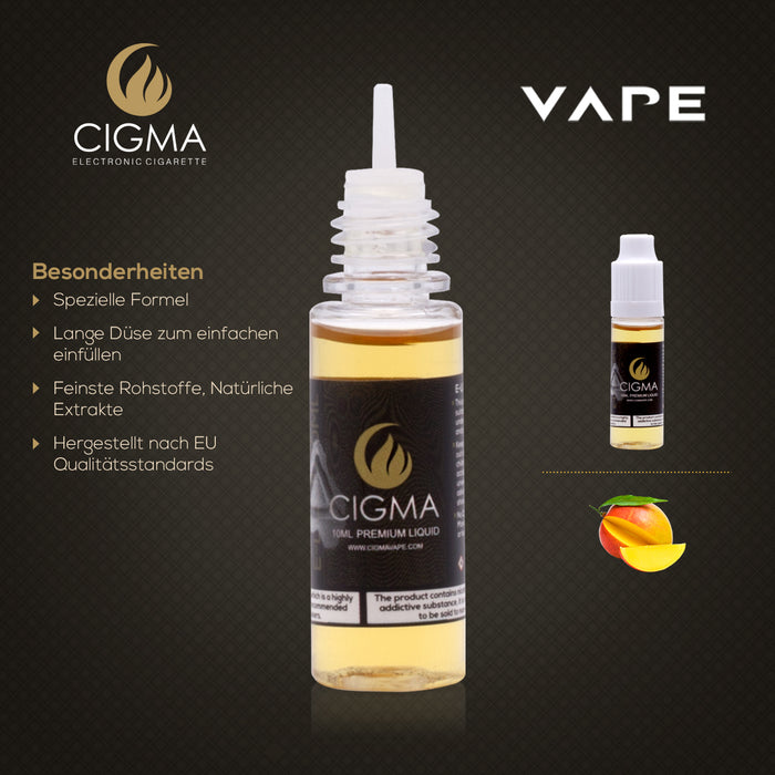 CIGMA Mango 10ml E Liquid 3mg/ml(70VG)| Cigee