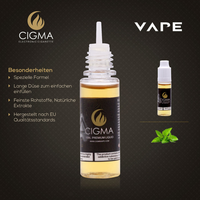 CIGMA Menthol 10ml E Liquid 12mg/ml(70VG)| Cigee