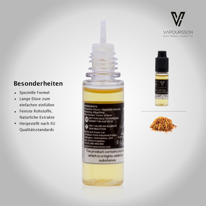Vapoursson Tobacco 6mg/ml (80PG/20VG) 10ml Flasche