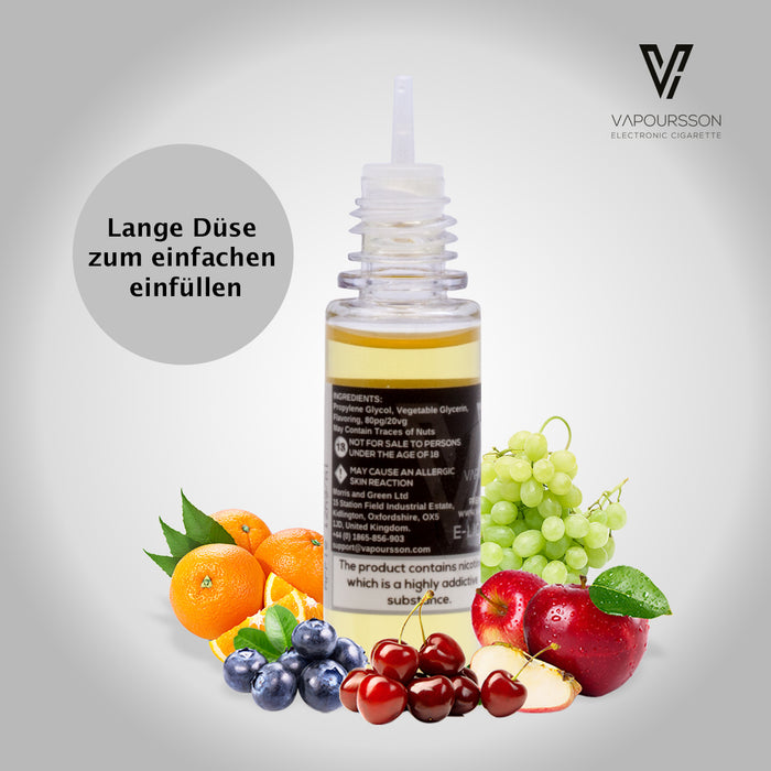 Vapoursson Erdbeere 6 mg/ml (80PG/20VG) 10ml Flasche