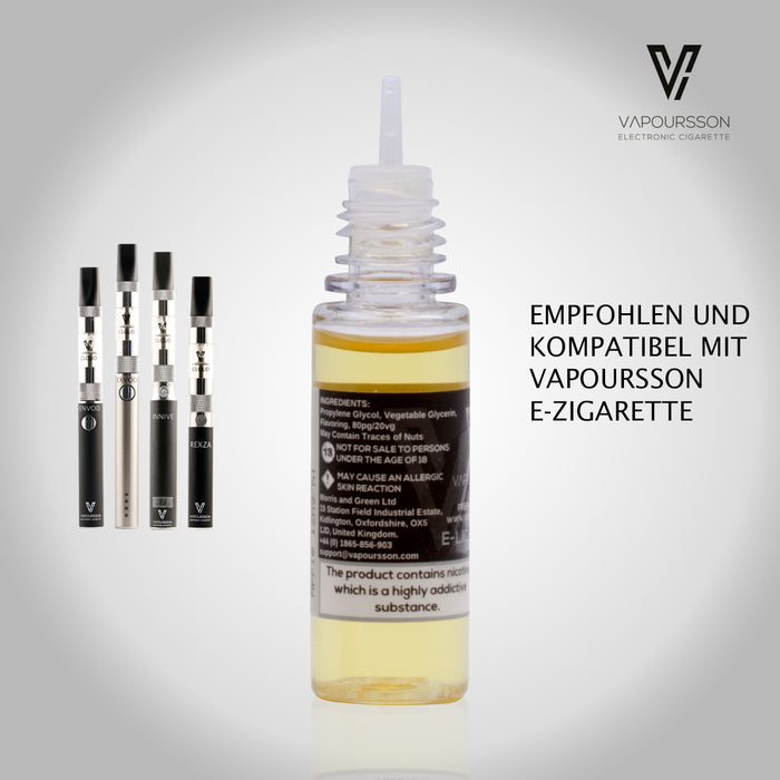 Vapoursson Vanille 18mg/ml (80PG/20VG) 10ml Flasche