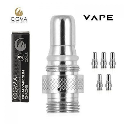 Cigma Vape Coil für Slim Batterie | Chrom | Cigee