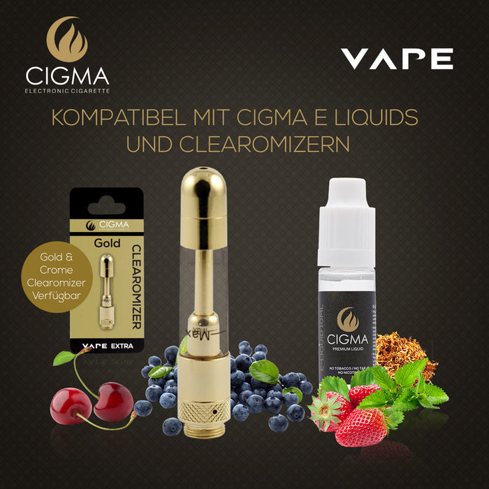 Cigma Vape Clearomizer Extra Gold | Cigee