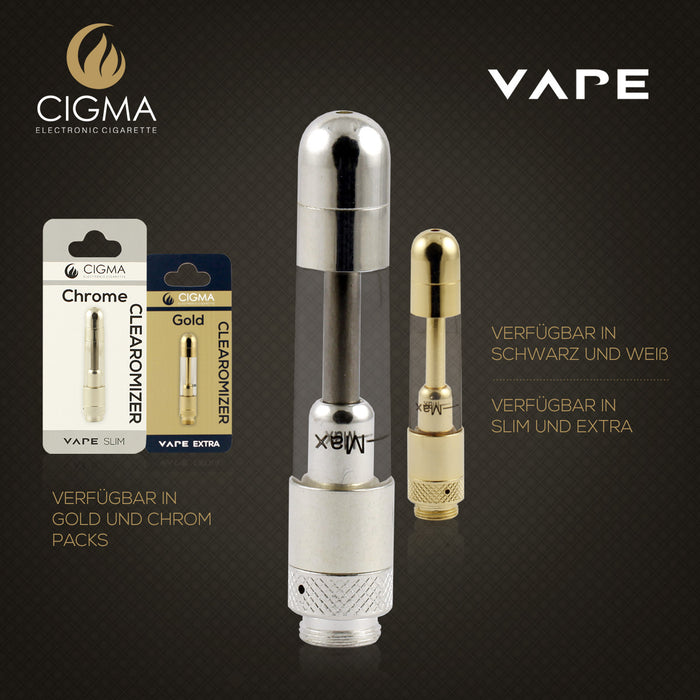 Cigma Vape Clearomizer Slim Chrom | Cigee