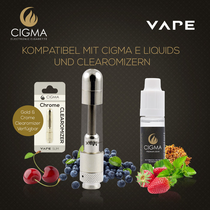 Cigma Vape Clearomizer Slim Chrom | Cigee