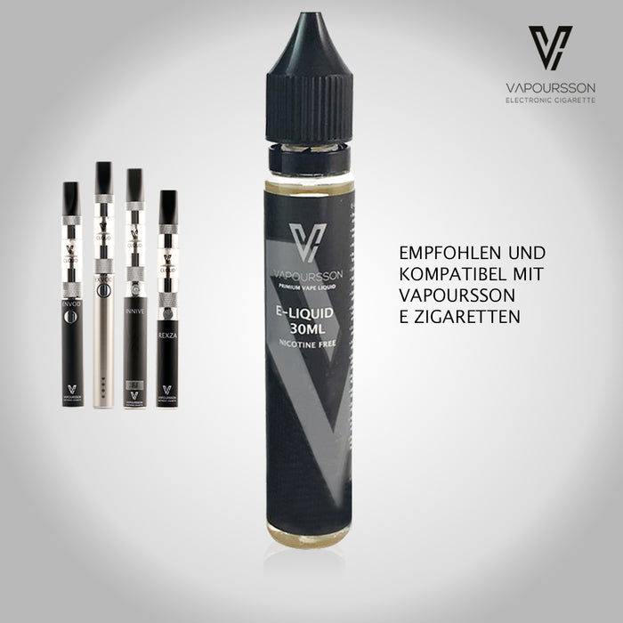 Vapoursson 30ml Cola 0mg E-Liquid | Shortfill Flaschen Nikotinfrei | 50/50 PG / VG - Starke echte Aromen | Für E-Shisha und E-Zigaretten